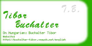 tibor buchalter business card